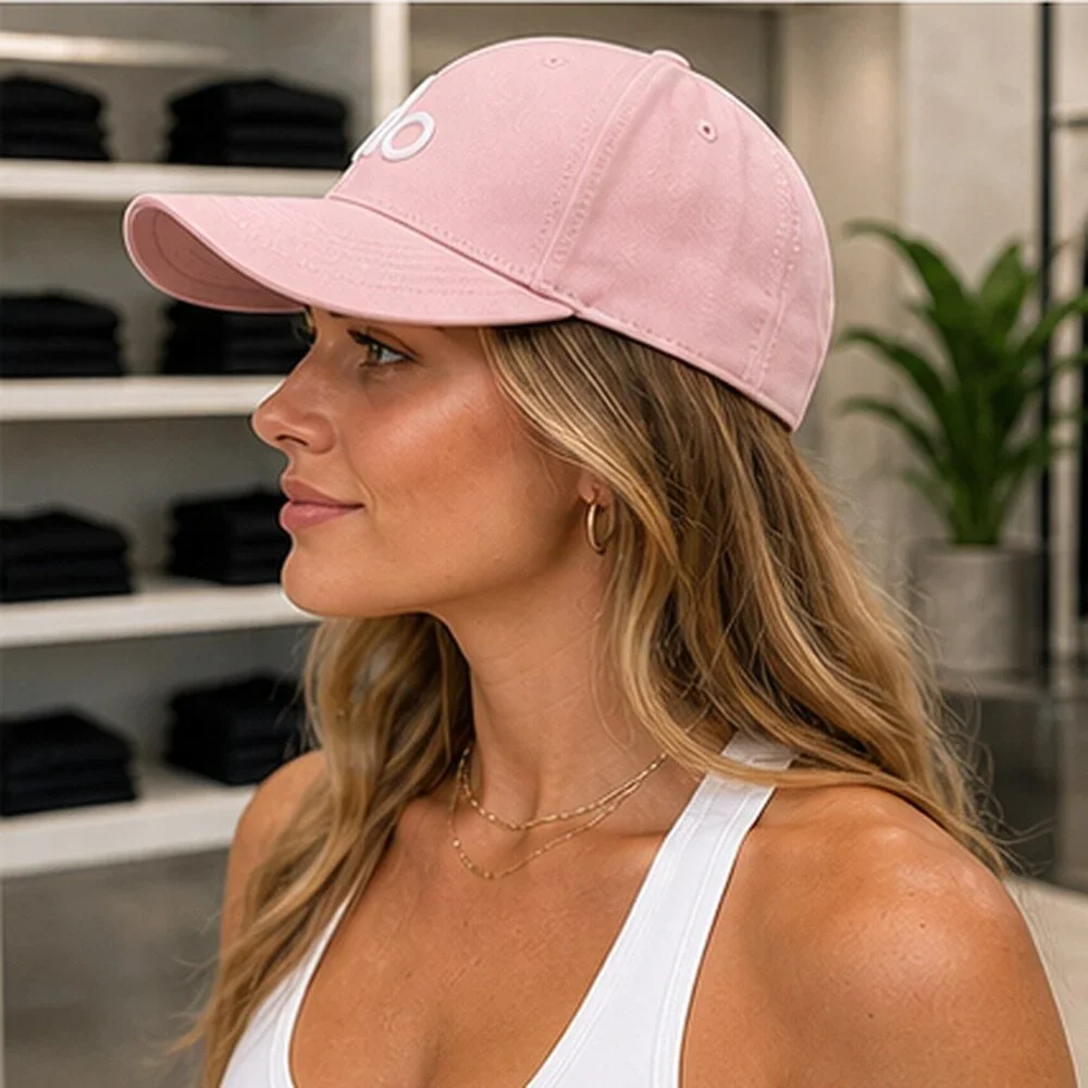 ALO Yoga Pink Active Baseball Cap Hat NWT